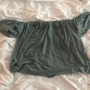 Off the shoulder sleeve top